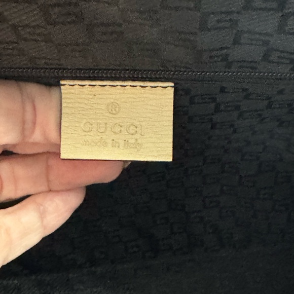 Gucci Vintage Leather Tote Bag Beige - Picture 8 of 12